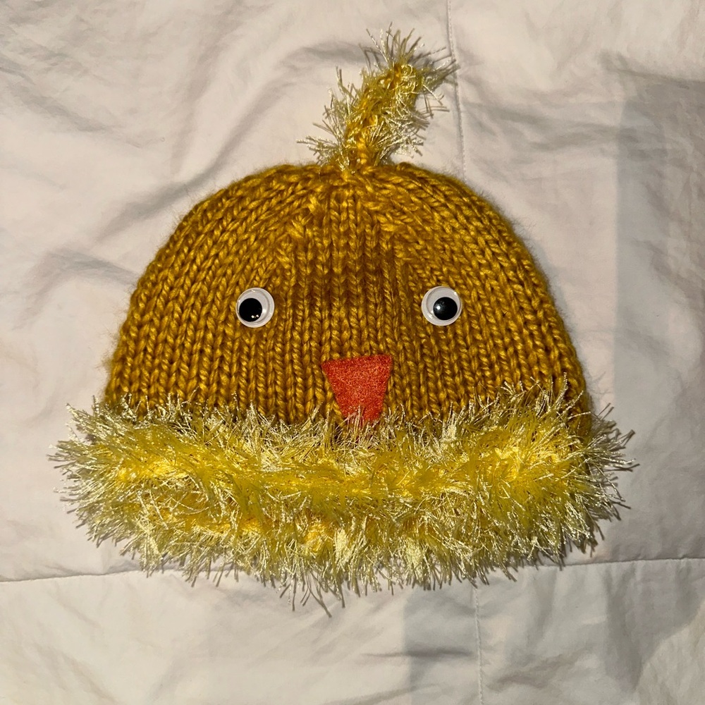 Yellow Bird Baby Hat